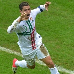 Cristiano Ronaldo Portugal short sleeve 2012 away jersey Euros #7